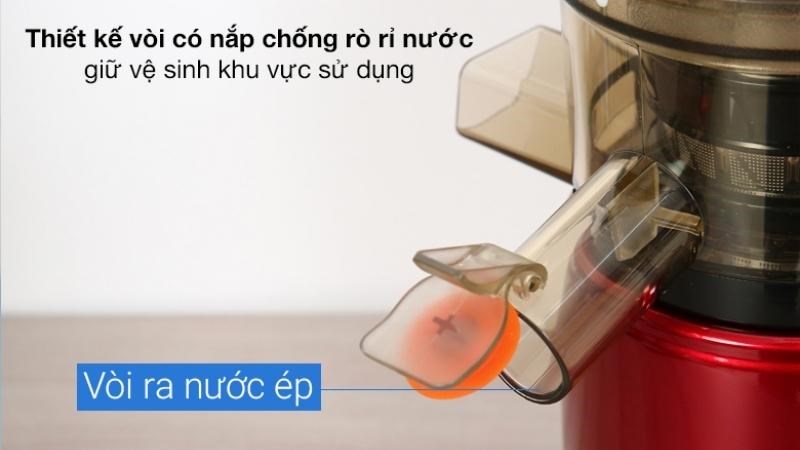 Ưu điểm nắp chống nhỏ giọt máy ép chậm Hommy ZZJ834L