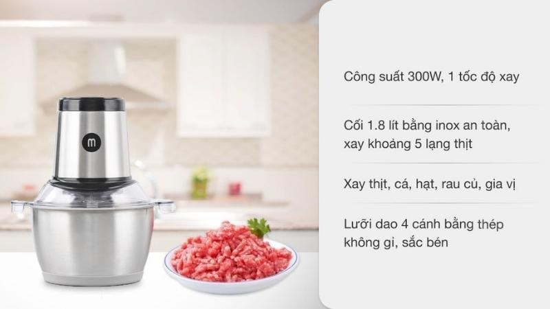 Ưu điểm máy xay thịt Mishio MK-157