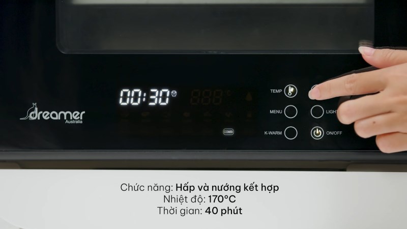 Chức năng tự vệ sinh của l&ograve; chi&ecirc;n kh&ocirc;ng dầu Dreamer DKA-SAF118W