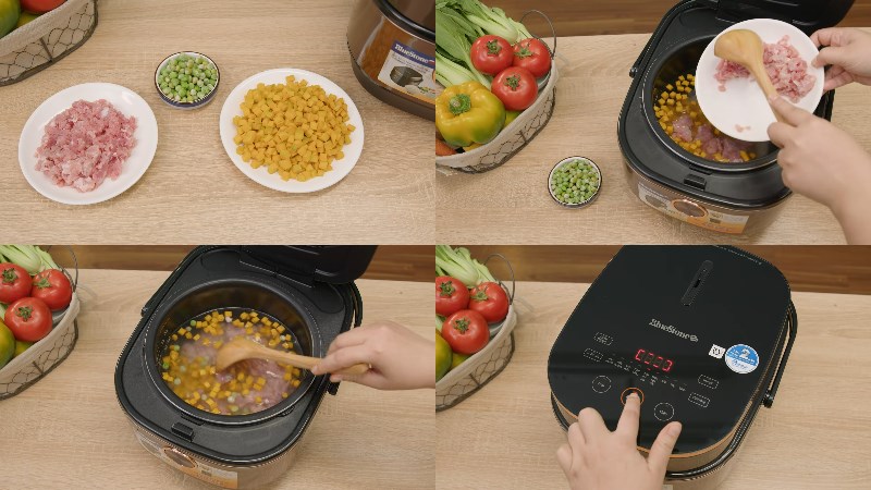 C&aacute;c bước nấu ch&aacute;o thịt b&iacute; đỏ