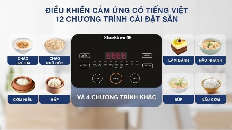 Chức năng của nồi cơm điện tử Bluestone 1.5 l&iacute;t RCB-5949
