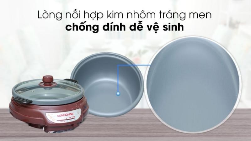 Ưu điểm nồi lẩu điện Sunhouse SH-535L