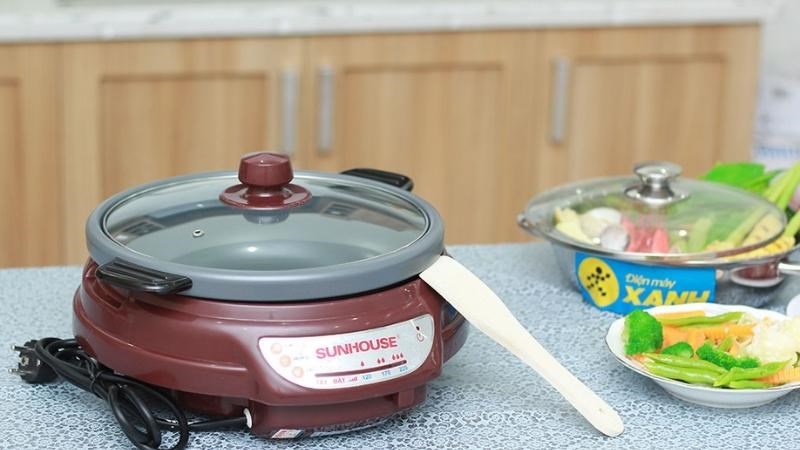 Giới thiệu nồi lẩu điện Sunhouse SH-535L
