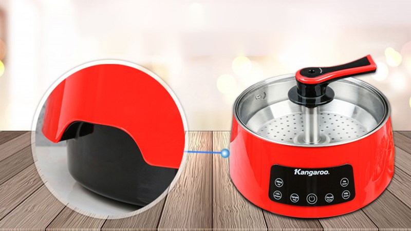 Nồi lẩu thang máy Kangaroo KG278 5 lít có thiết kế gắn liền