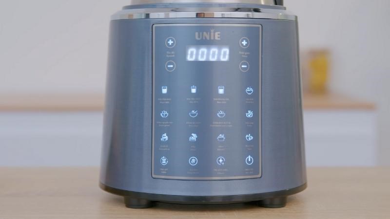 Bảng menu điều khiển m&aacute;y l&agrave;m sữa hạt Unie V6