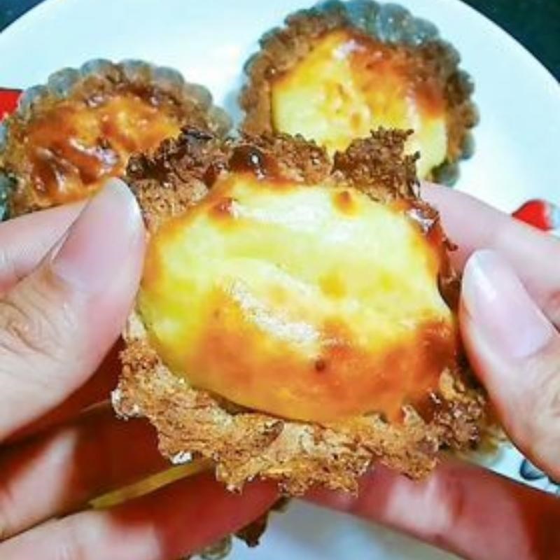 Bước 5 Thành phẩm Bánh tart trứng phô mai yến mạch