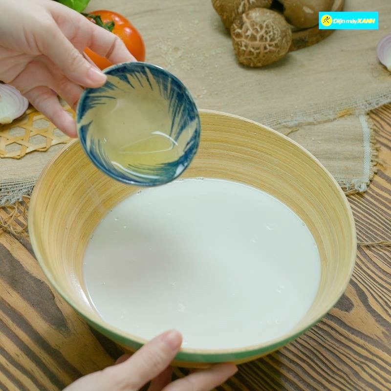Bước 3 Đổ bánh phở cuốn Phở cuốn chay