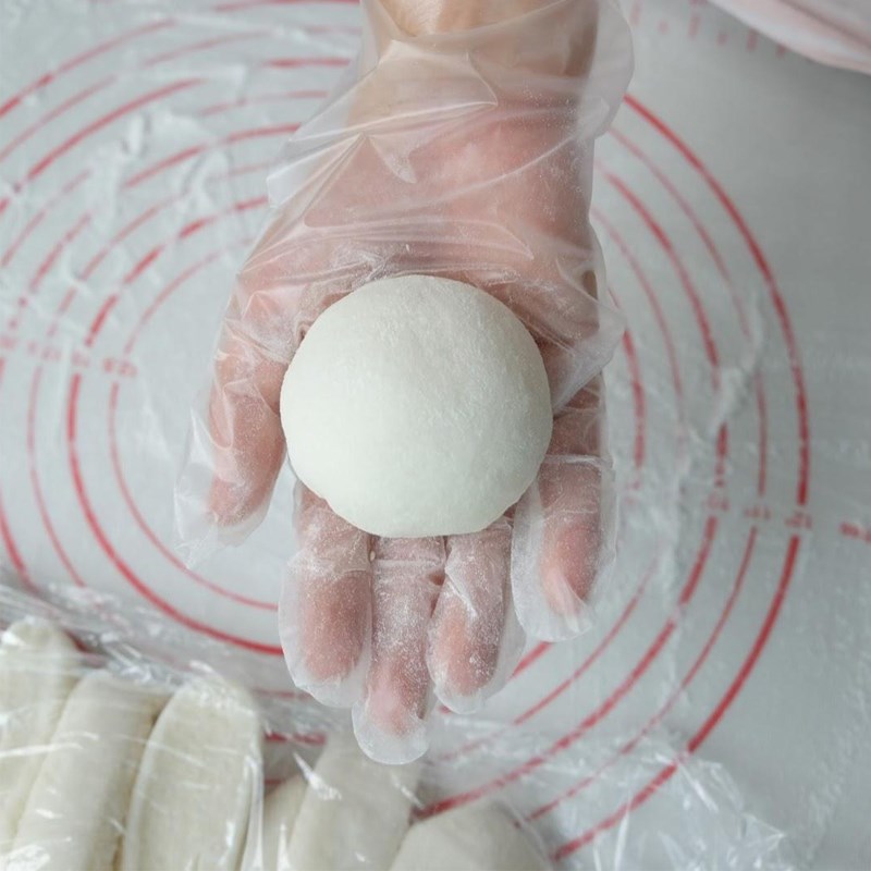 Bước 6 Đóng bánh Bánh trung thu dẻo nhân đậu xanh