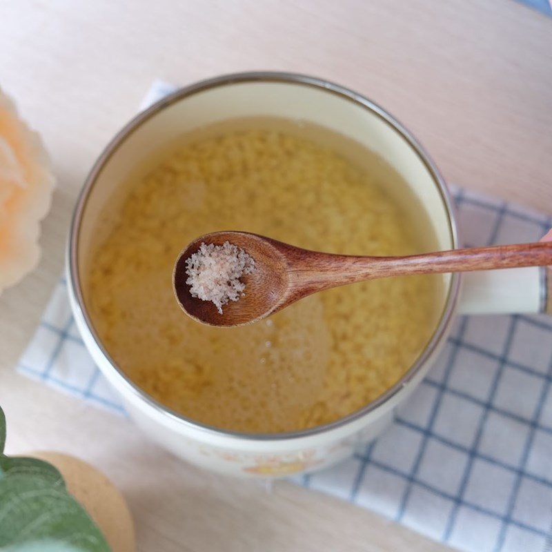 Bước 2 Hầm đậu xanh Bánh trung thu dẻo nhân trà xanh