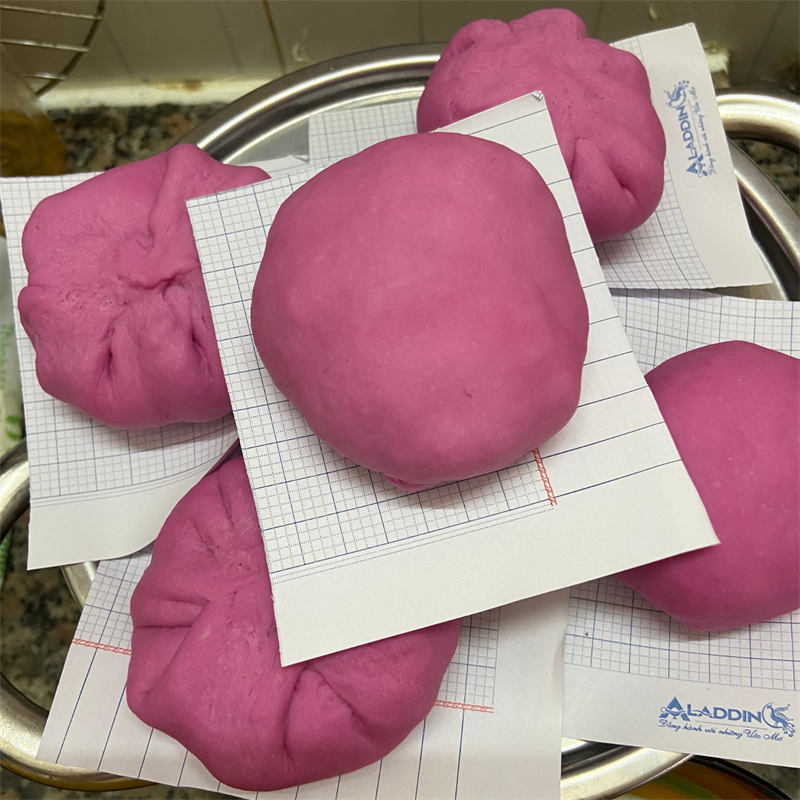 Bước 6 Hấp bánh Bánh bao thanh long đỏ ức gà