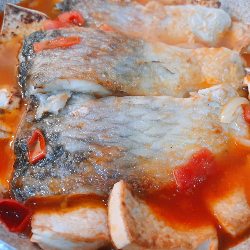 Bước 3 Làm cá chép sốt cà chua đậu hũ Cá chép sốt cà chua đậu hũ