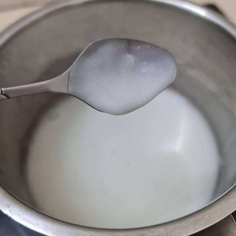 Bước 3 Làm nước cốt dừa và nấu chè Chè đậu đỏ bằng nồi cơm điện