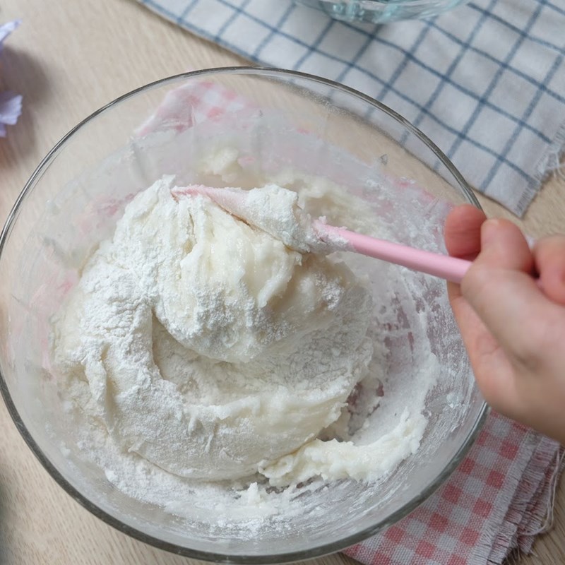 Bước 5 Làm vỏ bánh dẻo Bánh trung thu dẻo nhân trà xanh