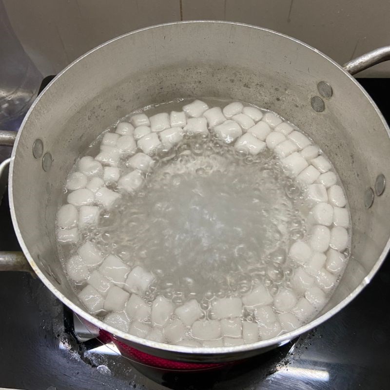 Bước 4 Luộc thạch khoai cao Thạch khoai môn