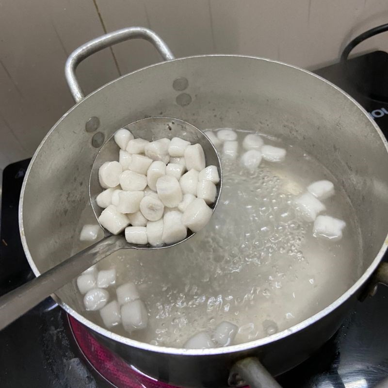 Bước 4 Luộc thạch khoai cao Thạch khoai môn