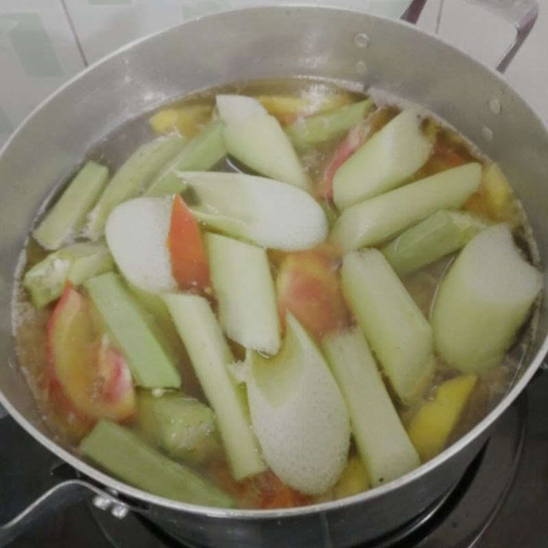 Bước 4 Nấu canh chua cá bớp Canh chua cá bớp nấu dứa