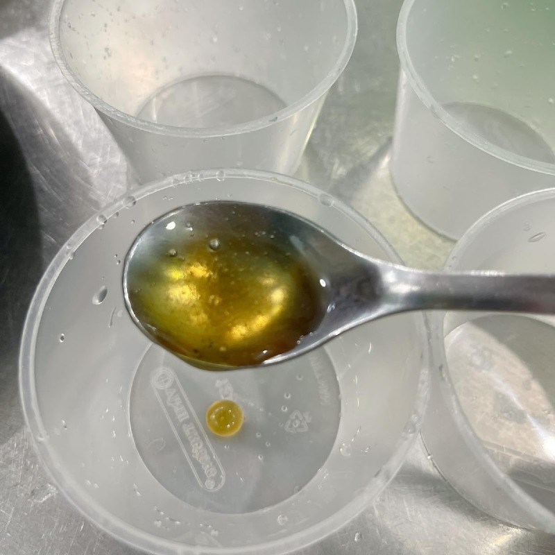 Bước 1 Nấu Caramel Bánh Trung Thu rau câu thanh long đỏ nhân flan