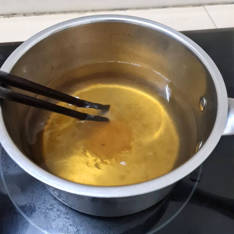 Bước 3 Nấu chè Chè đậu xanh nước cốt dừa
