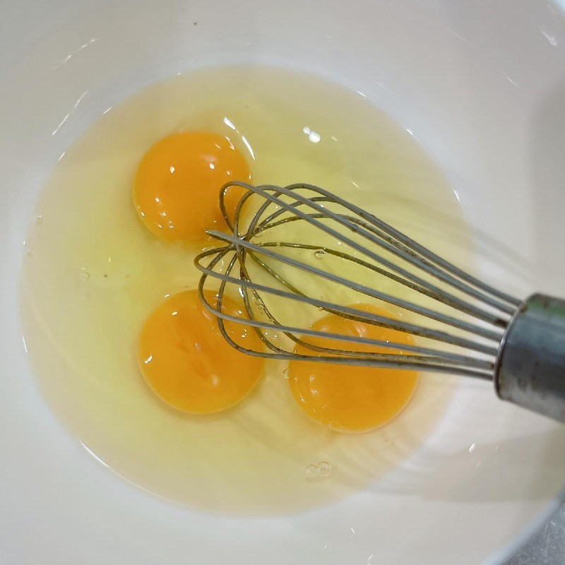 Bước 2 Nấu hỗn hợp bánh flan Bánh Trung Thu rau câu thanh long đỏ nhân flan