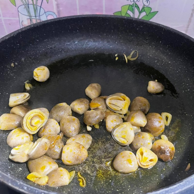 Bước 2 Nấu hủ tiếu Hủ tiếu khô chay với nấm