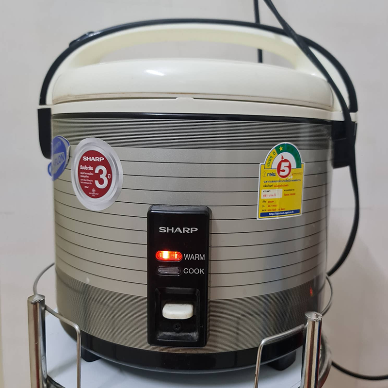 Bước 2 Ninh đậu Chè đậu đỏ bằng nồi cơm điện