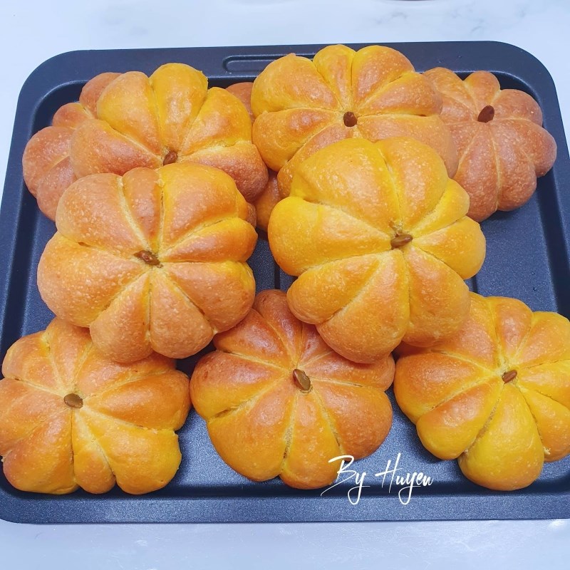 Bước 6 Nướng bánh Bánh mì bí đỏ