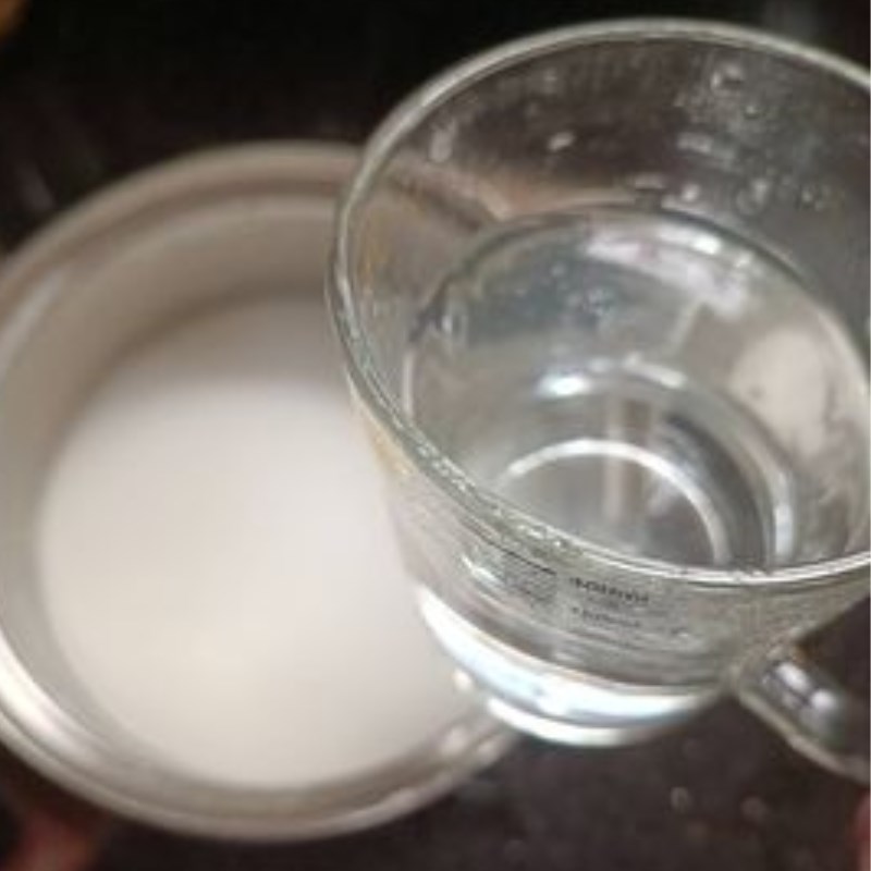 Bước 2 Pha bột bánh bèo chay Bánh bèo chay (công thức chia sẻ từ người dùng)