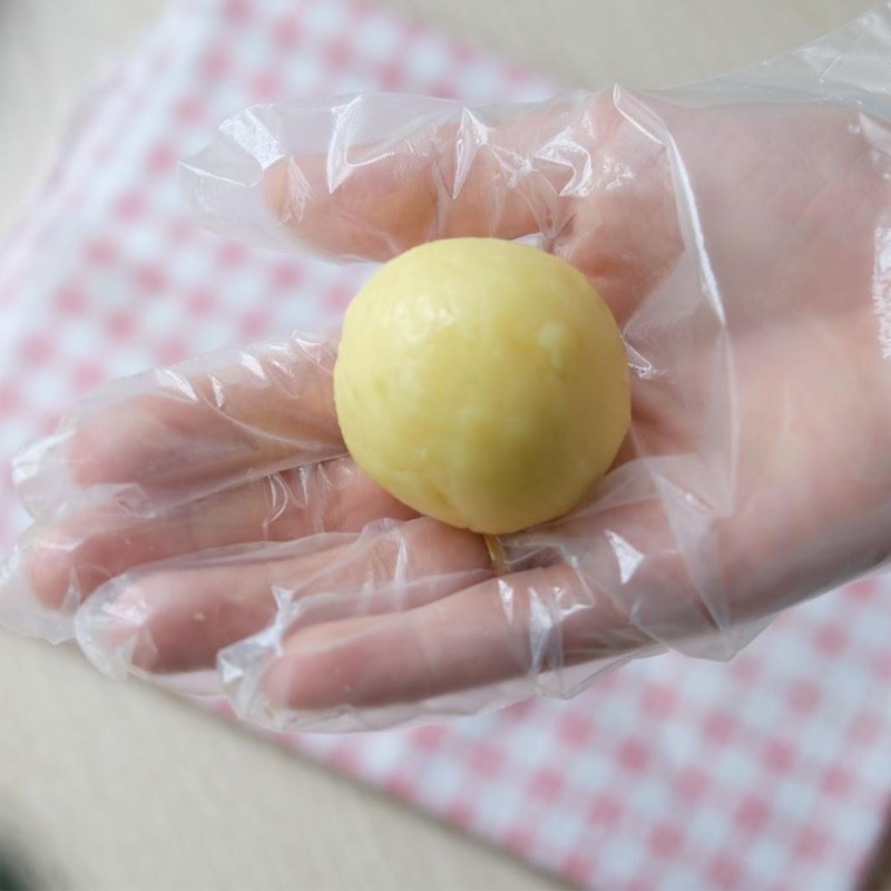 Bước 4 Sên nhân đậu xanh Bánh trung thu dẻo nhân đậu xanh