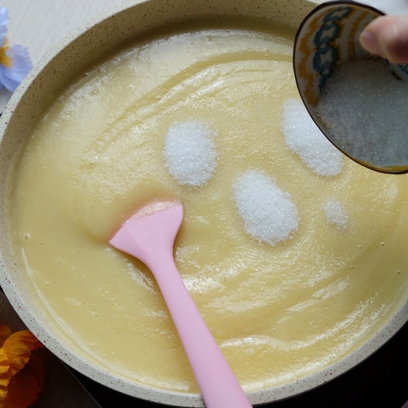 Bước 4 Sên nhân trà xanh Bánh trung thu dẻo nhân trà xanh