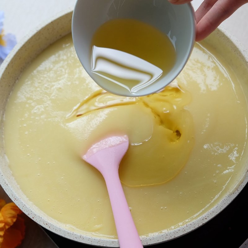 Bước 4 Sên nhân trà xanh Bánh trung thu dẻo nhân trà xanh