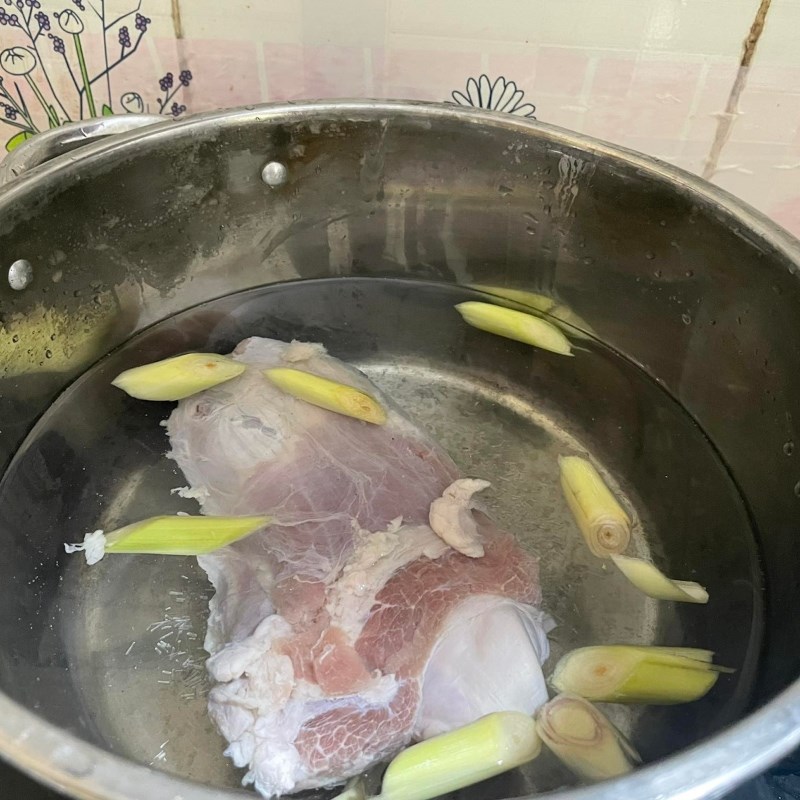 Bước 1 Sơ chế bắp bò Bắp bò muối