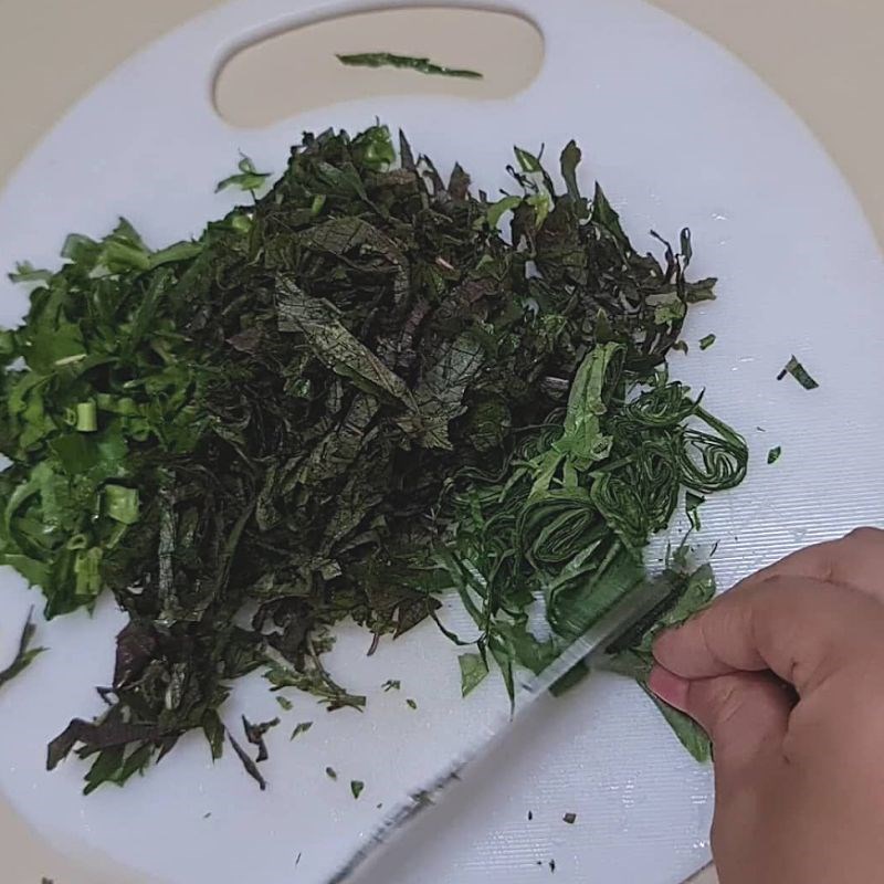 Step 2 Prepare other ingredients Vermicelli with snail and vegetable