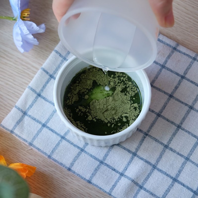 Bước 1 Sơ chế nguyên liệu Bánh trung thu dẻo nhân trà xanh