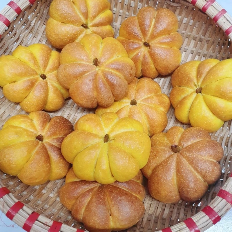 Bước 7 Thành phẩm Bánh mì bí đỏ