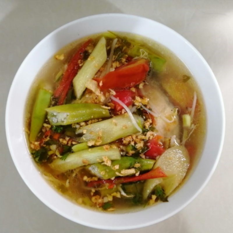 Bước 5 Thành phẩm Canh chua cá bớp nấu dứa