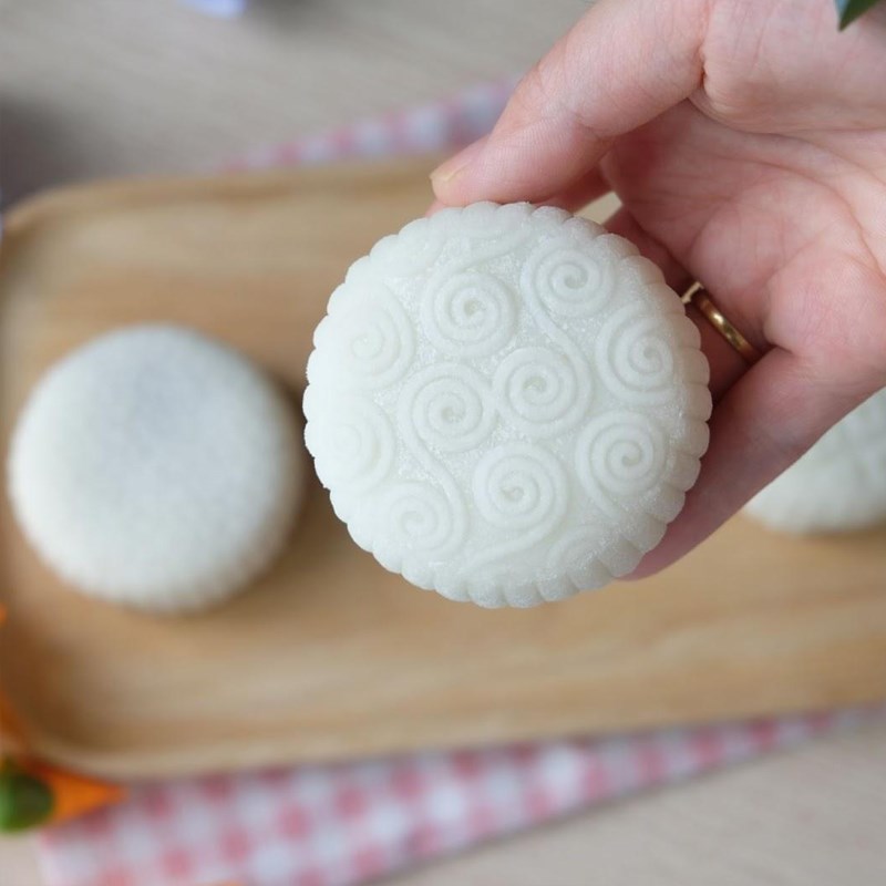 Bước 7 Thành phẩm Bánh trung thu dẻo nhân đậu xanh