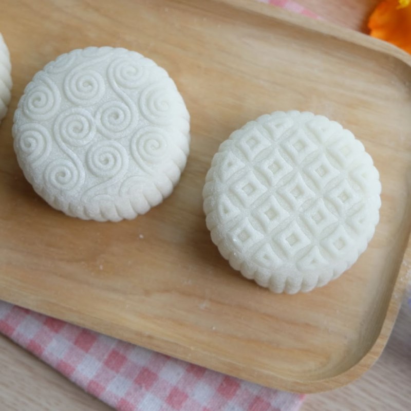 Bước 7 Thành phẩm Bánh trung thu dẻo nhân trà xanh