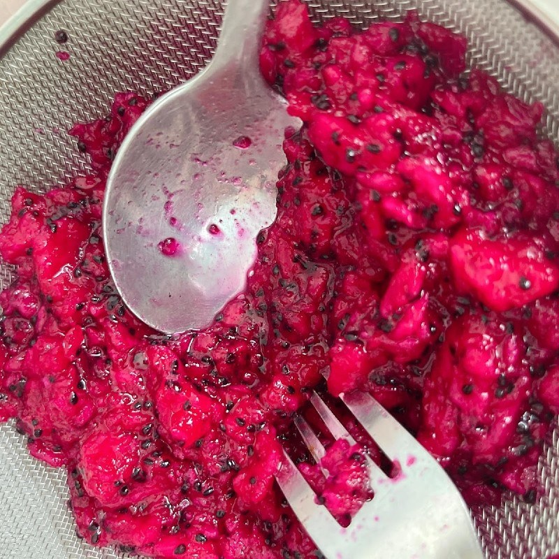 Bước 4 Nấu rau câu Bánh Trung Thu rau câu thanh long đỏ nhân flan