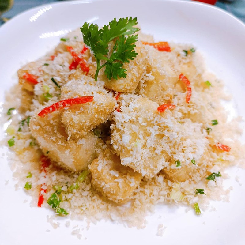 Bước 3 Thành phẩm Đậu hũ rang muối