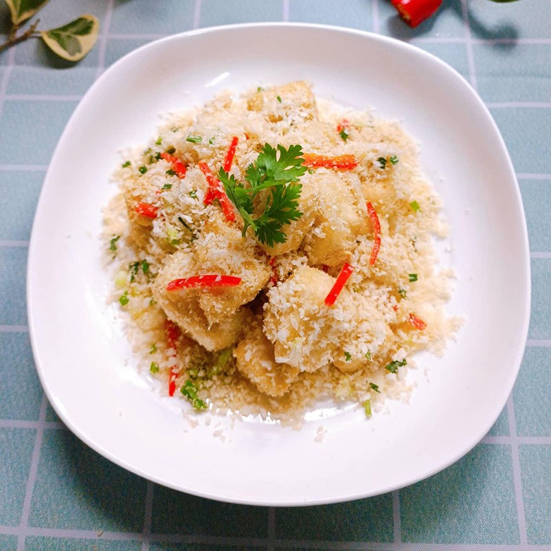 Bước 3 Thành phẩm Đậu hũ rang muối