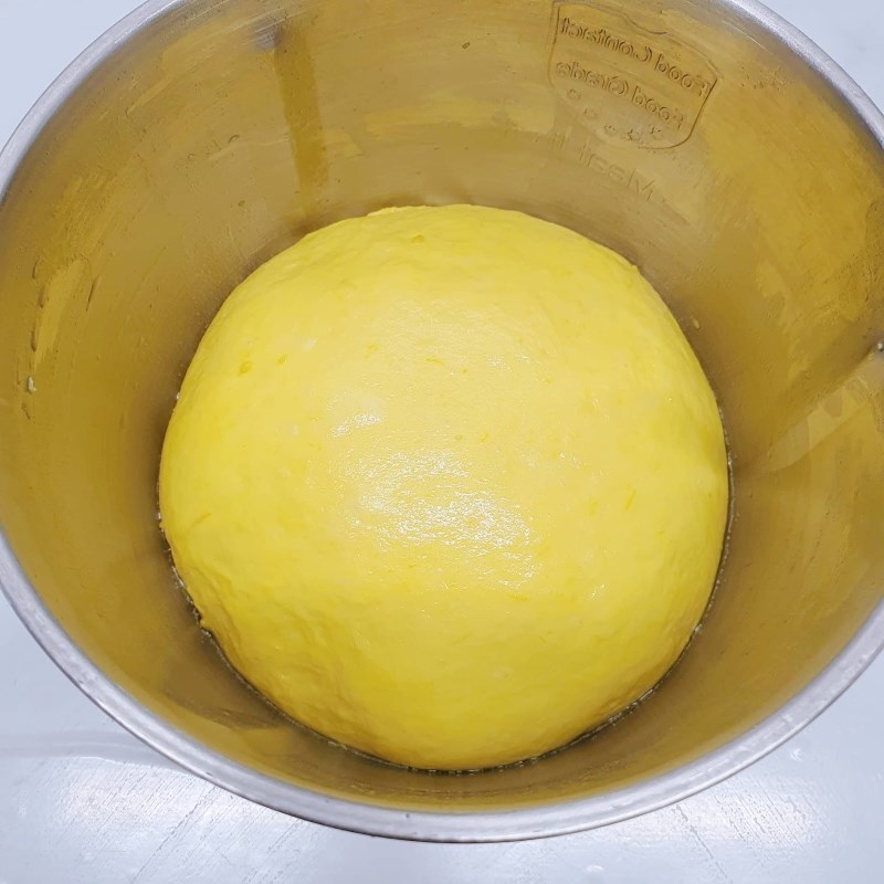 Bước 3 Ủ bột Bánh mì bí đỏ