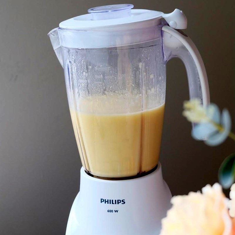 Bước 3 Xay nhuyễn đậu xanh Bánh trung thu lạnh Singapore