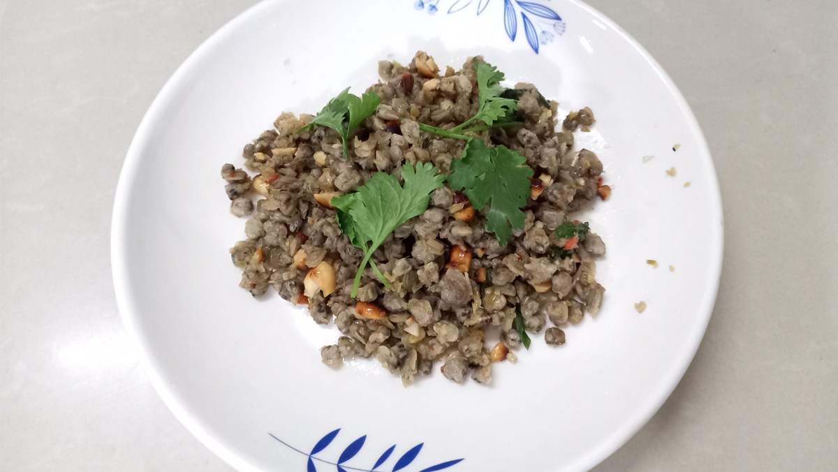Hến xào sả ớt