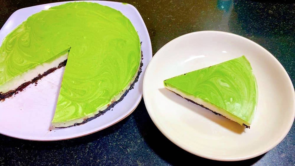 Cheesecake trà xanh (matcha) oreo