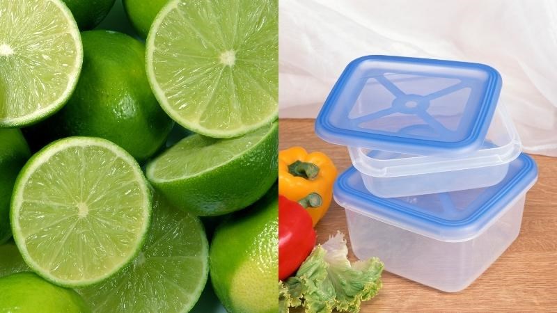 Hộp đựng thực phẩm giúp bảo quản chanh cắt dở tươi lâu hơn