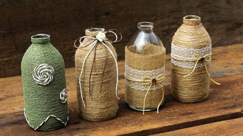 D&ugrave;ng hũ đựng gia vị, hũ đựng thực phẩm l&agrave;m đồ handmade