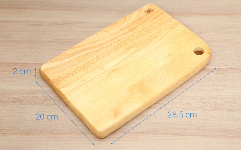 Thớt thái gỗ chữ nhật 28.5 cm Trường Sơn KA285