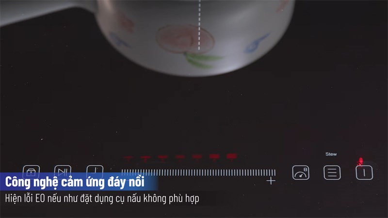 Cảnh b&aacute;o khi dụng cụ nấu kh&ocirc;ng ph&ugrave; hợp