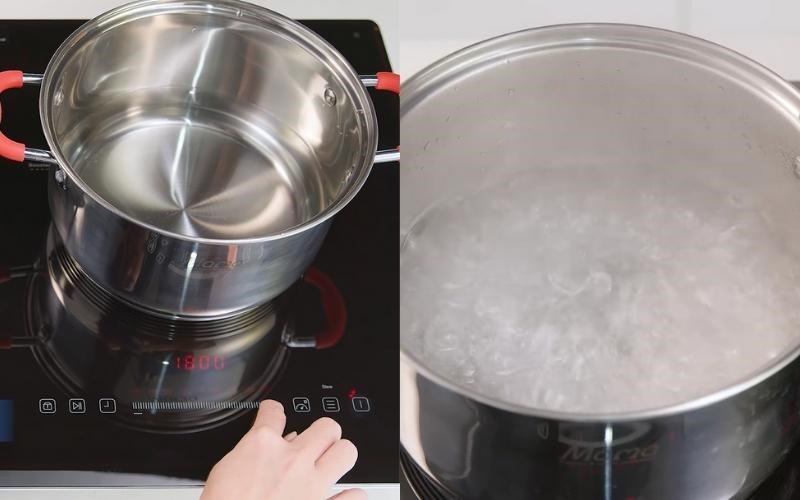 Điều chỉnh c&ocirc;ng suất cao nhất v&agrave; chờ nước s&ocirc;i