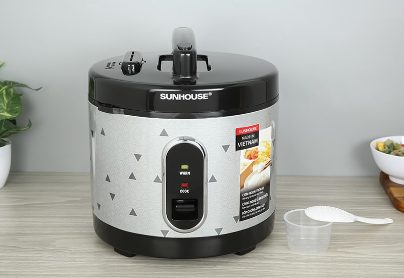 Nồi cơm điện nắp g&agrave;i Sunhouse 3 l&iacute;t SHD8305